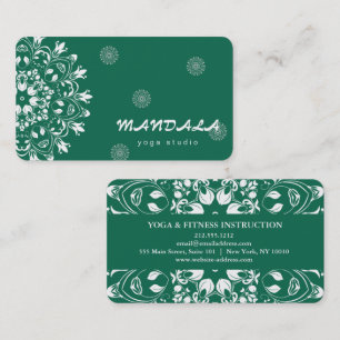 MANDALA LOGO INDIVIDUELL ANGEPASSTER YOGA-INSTRUCT VISITENKARTE