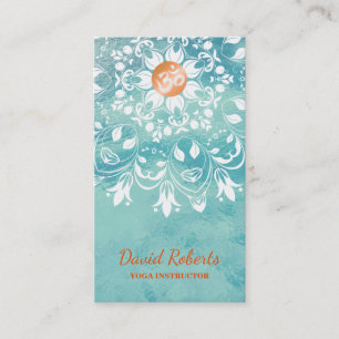 MANDALA-LOGO KUNDENGEBUNDENER YOGA-LEHRER VISITENKARTE