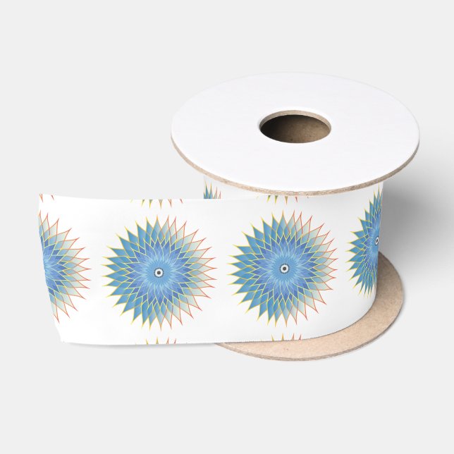 Mandala Lotus Blossom Thunder_Cove Satinband (Spule)