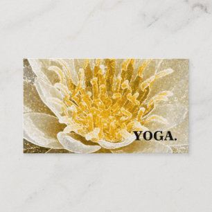 MANDALA LOTUS KUNDIERTER YOGA INSTRUCTOR VISITENKARTE