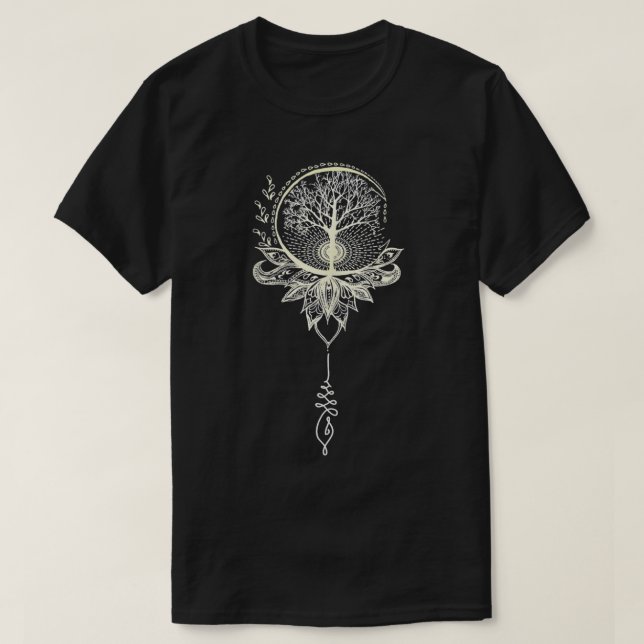 Mandala Lotus Unalome Tree of Life Tank Top (Design vorne)