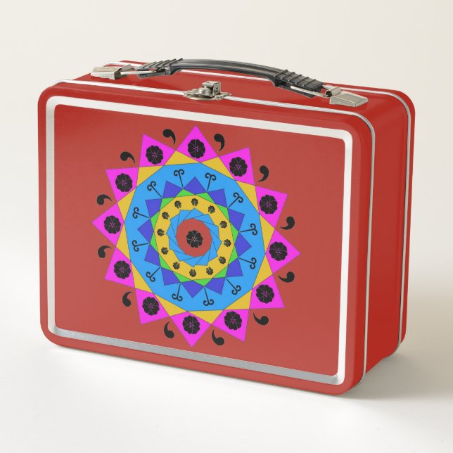 Mandala Lunch Box (Vorderseite)