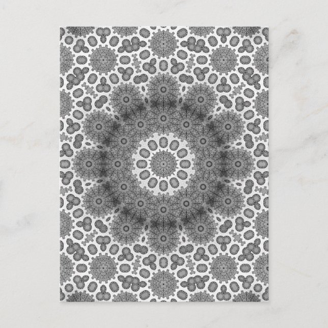 Mandala Magie vertikale Postkarte (Vorderseite)