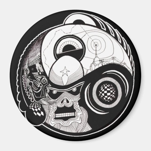 Mandala Magnet (Vorne)