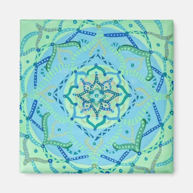 Mandala Magnet (Vorne)