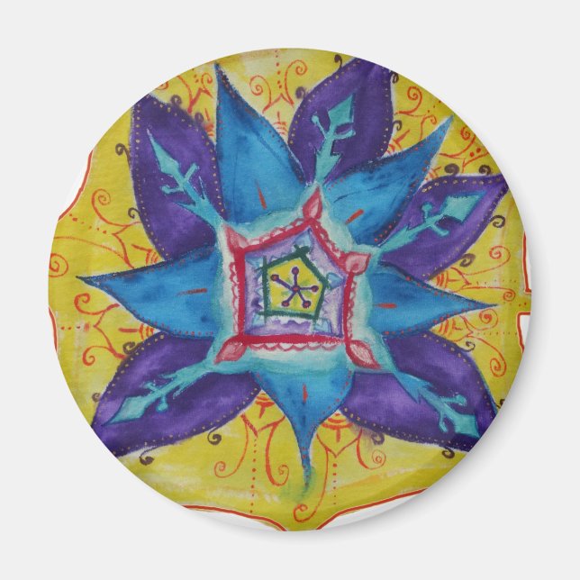Mandala Magnet (Vorne)