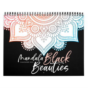 Mandala Malbuch für Erwachsene - Black Beauties Kalender
