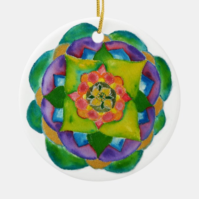 Mandala Malerei Circle Ornament (Vorne)