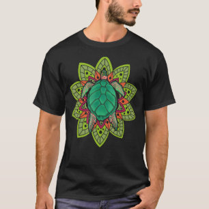 Mandala Maori Polynesischer Stamm Tier Hawaiian Se T-Shirt