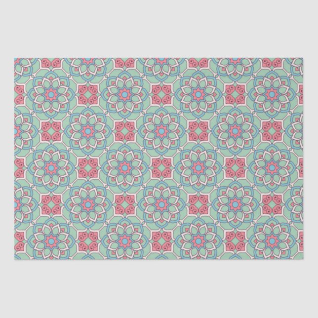 Mandala/Marokkanisches Muster Seidenpapier (Vorderseite)