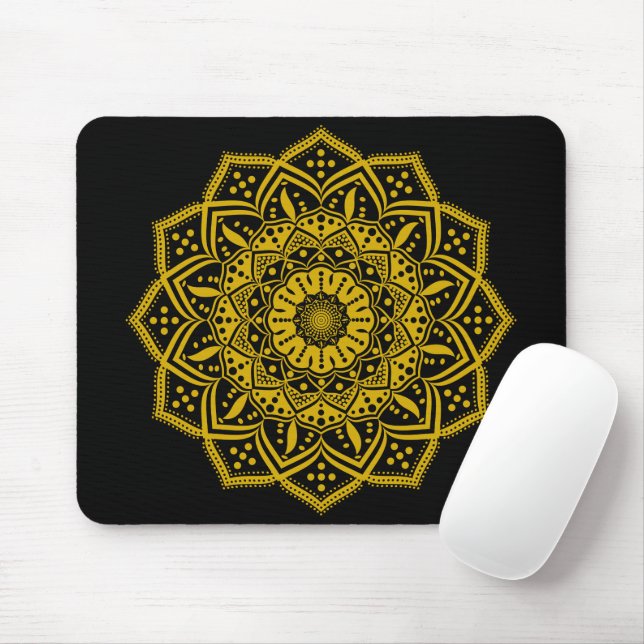 Mandala-Mauspad Mousepad (Mit Mouse)