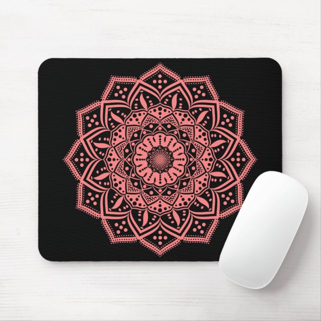Mandala-Mauspad Mousepad (Mit Mouse)