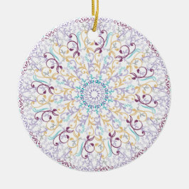 Mandala medioral keramik ornament