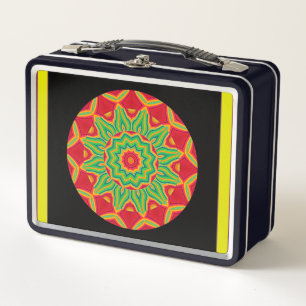 Mandala Metal Lunch Box