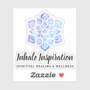 Mandala Metaphysische Spirituelle Logo Aufkleber
