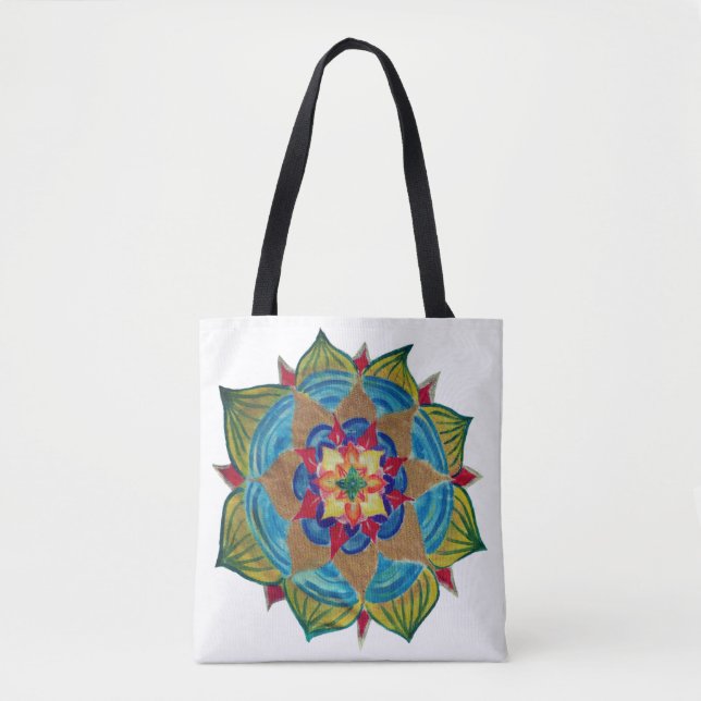 Mandala Mind All-Over-Print Tote Bag (Vorderseite)