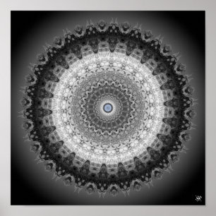 Mandala-Monster (Eule, Gorillas & Homunculi) Poster