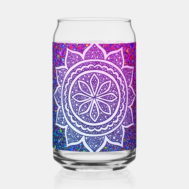 Mandala Mosaic 2025 Dosenglas (Vorderseite)