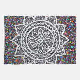 Mandala Mosaic 2025 Geschirrtuch