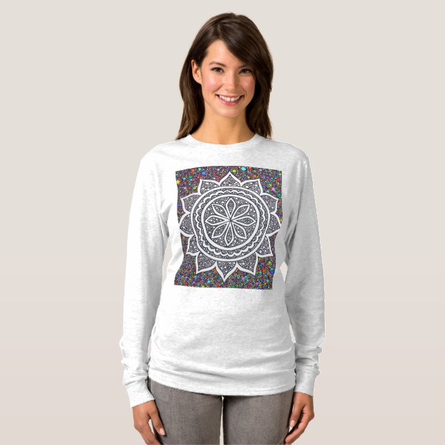 Mandala Mosaic 2025 T-Shirt (Vorne ganz)