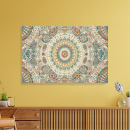 Mandala Mosaic Wall Art Leinwanddruck