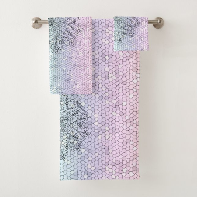 Mandala Mosaikhandtuch-Set Badhandtuch Set (Insitu)