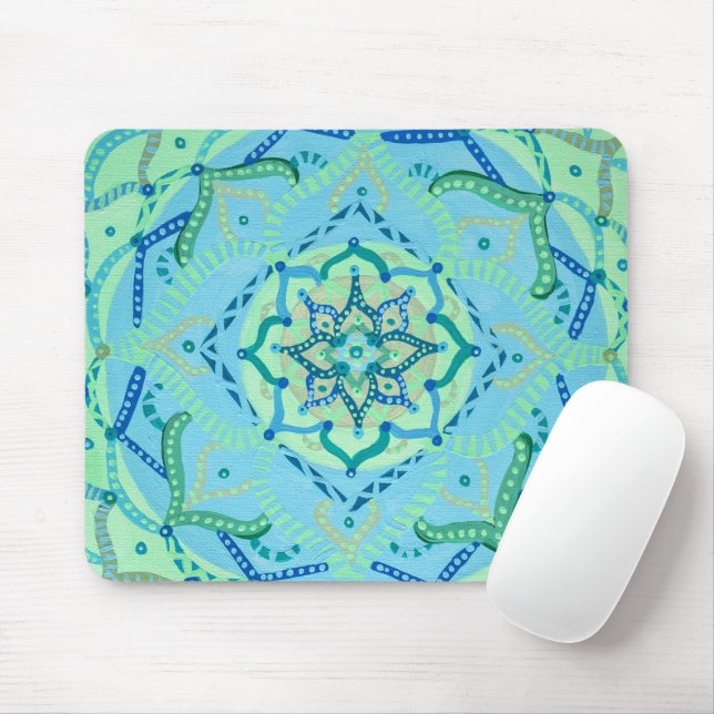 Mandala Mouse Pad Mousepad (Mit Mouse)
