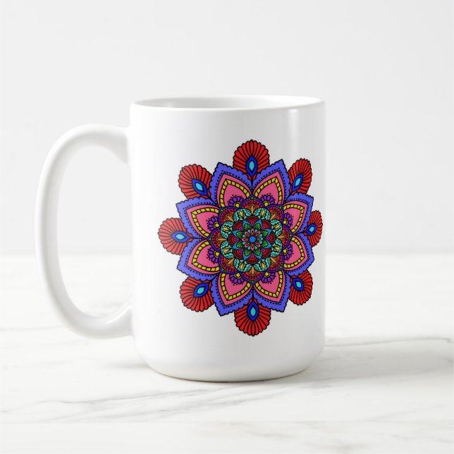  Mandala Mug Kaffeetasse (Links)