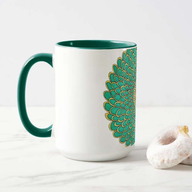 Mandala Mug Tasse (Mit Donut)