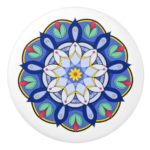 Mandala-Muster 01 Keramikknauf