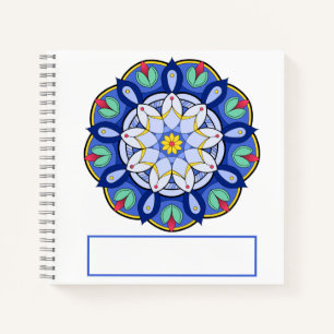 Mandala Muster 01 Spiral Notebook Notizbuch