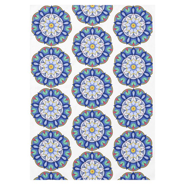 Mandala Muster 01 Tablecloth Tischdecke (Vorderseite)