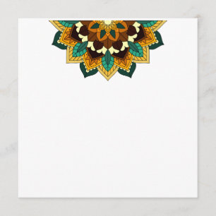 Mandala Muster 02 in gelb & tan Programm