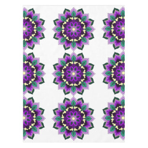 Mandala Muster 02 in lila Tischdecke