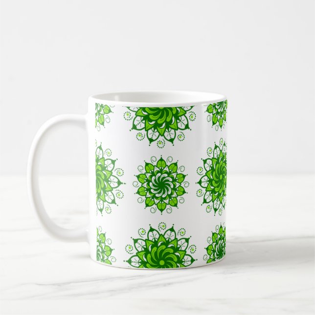 Mandala-Muster Kaffeetasse (Links)