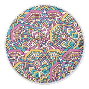 Mandala-Muster Keramikknauf