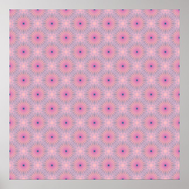 Mandala-Muster Poster (Vorne)
