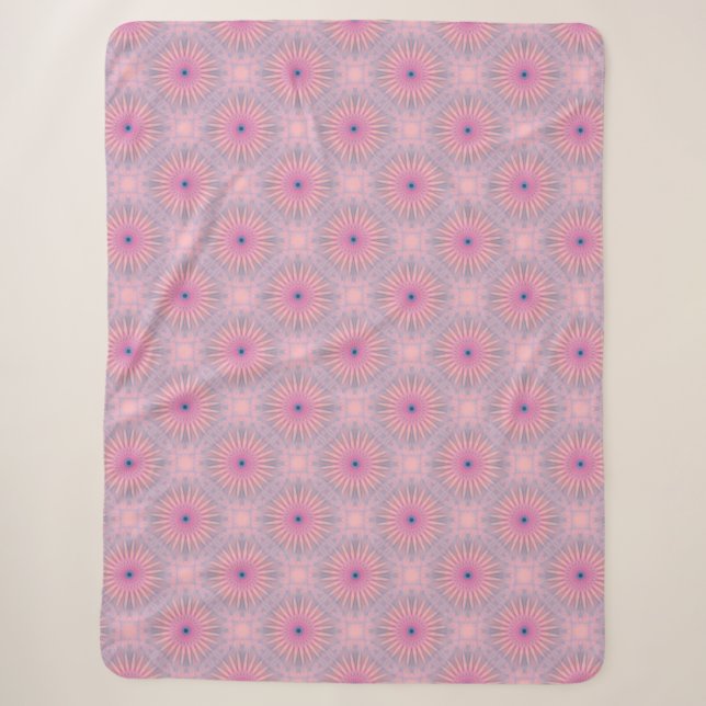 Mandala-Muster Sherpadecke (Vorderseite)