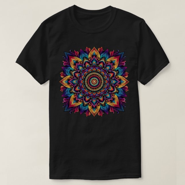 Mandala Mystical Art T-Shirt (Design vorne)