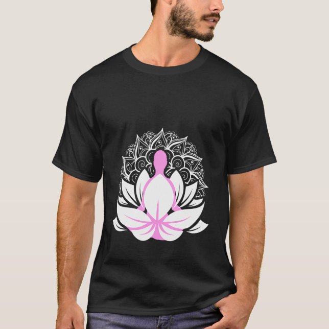 Mandala Namaste Meditation Yoga Spirituelle Art Ch T-Shirt (Vorderseite)