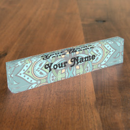 Mandala Namensplakette