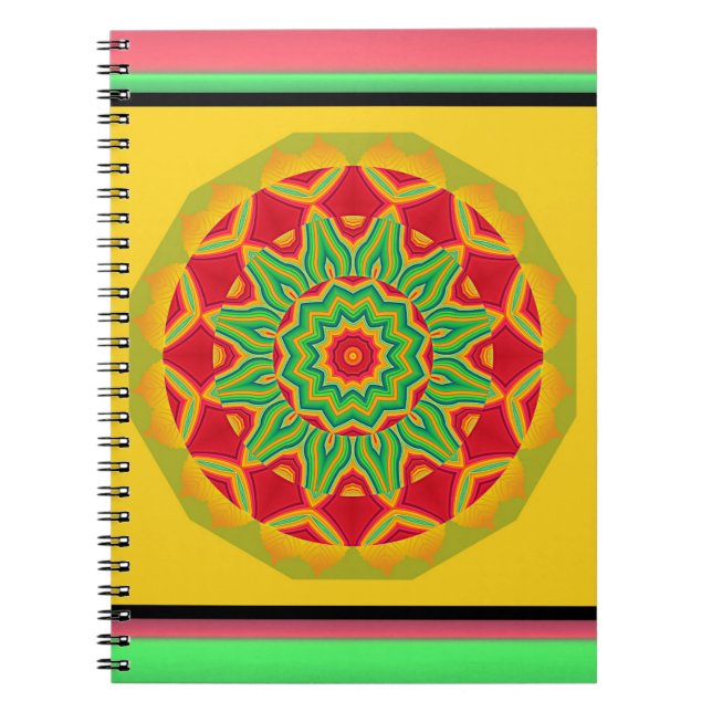 Mandala-Notebook Notizblock (Vorderseite)