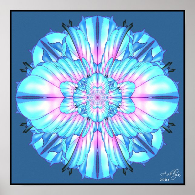 Mandala Nummer Eins Poster (Vorne)