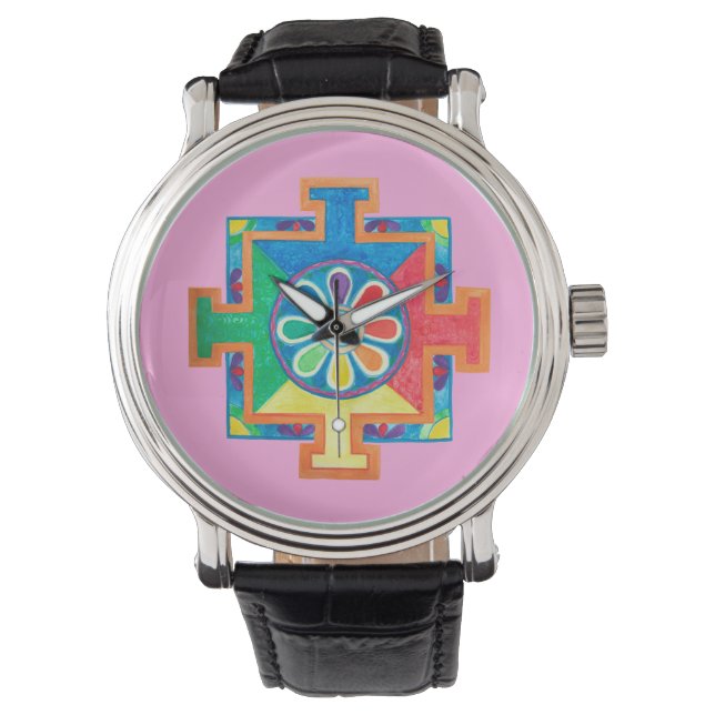 Mandala of Creation Armbanduhr (Vorderseite)