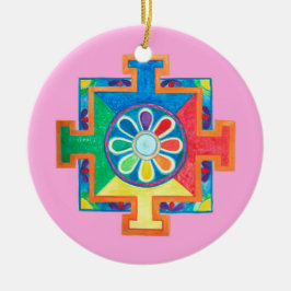 Mandala of Creation Keramik Ornament