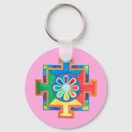 Mandala of Creation Schlüsselanhänger