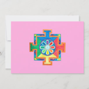 Mandala of Creation Watercolor Einladung