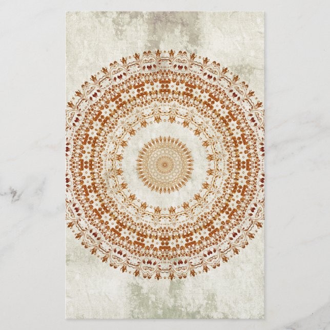 Mandala of Desire in Golden Yellow (Vorderseite)