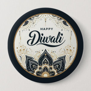 Mandala of Light und Segen Diwali Button