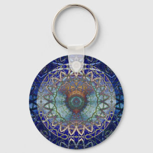 Mandala of the Noedic Web  Keychain Schlüsselanhänger